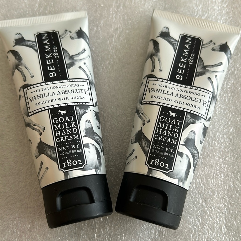 Beekman 1802 Goat Milk Hand Cream VANILLA ABSOLUTE - Lot of 2! BRAND NEW